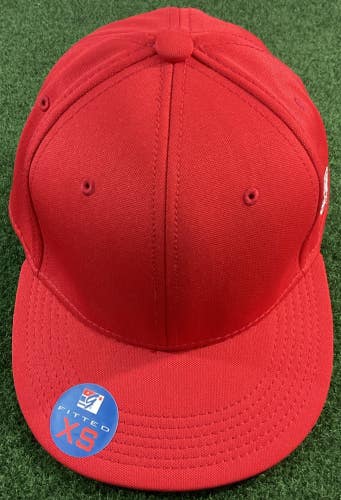 The Game Fitted Baseball Hat Red Size X-Small New Without Tags