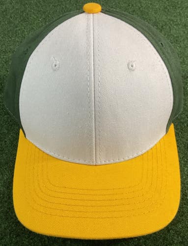 OC Sports Hat Adjustable Baseball Cap ADULT Green White Yellow New Without Tags