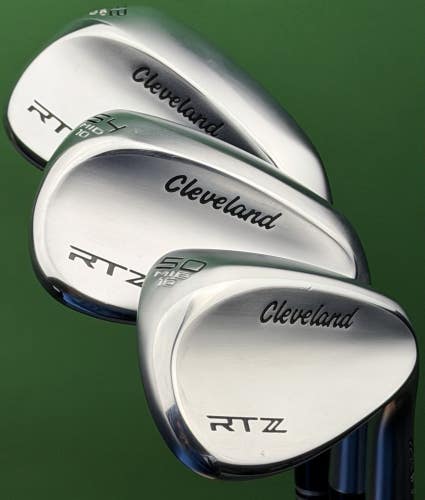 Cleveland RTZ Tour Satin Wedge Set 50-10, 54-10, 58-10 Steel DG Spinner RH MINT!