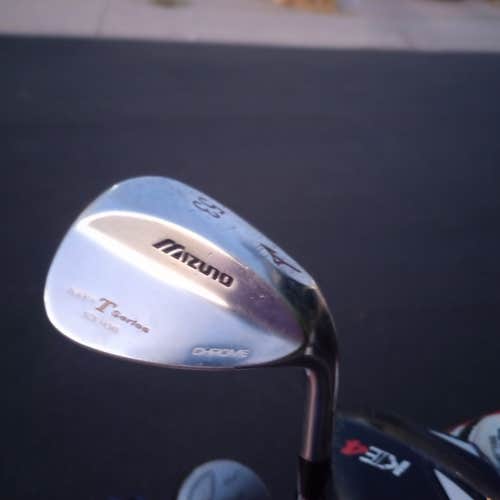 Men's 2019 Mizuno Mizuno MP-T Chrome Right Handed Wedge Stiff Flex 53 Degree Steel Shaft (Used)
