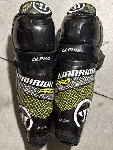 Senior Warrior Alpha Pro 16" Shin Pads (Used)