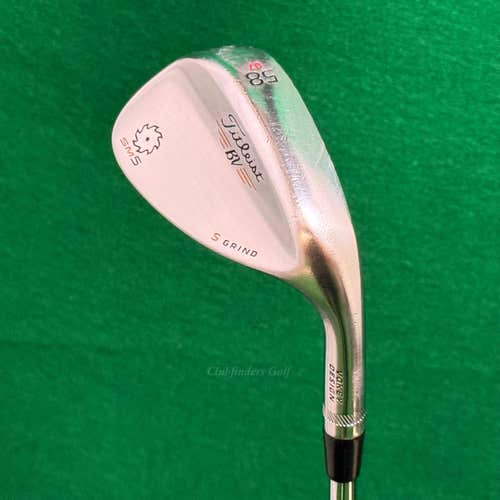 Titleist Vokey SM5 Chrome 58-7S 58 Lob Wedge Vokey Design Steel Wedge Flex
