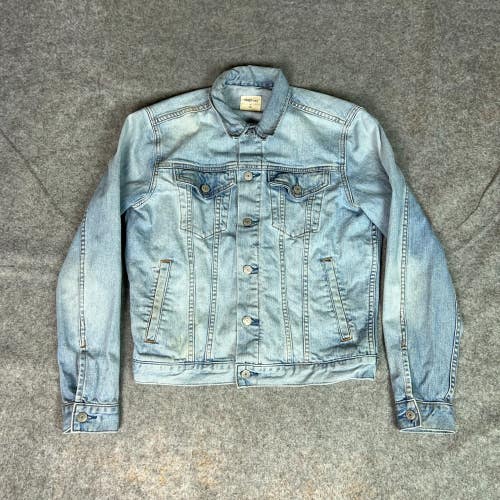Gap Womens Jacket Small Blue Denim Jean Trucker 1969 Casual Biker Western Top
