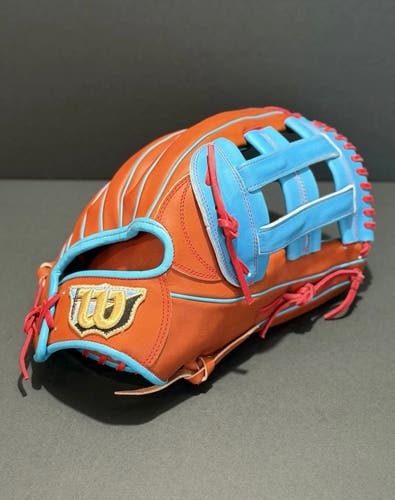Rare Japanese Custom Wilson Staff 99 model RH Outfield Baseball Glove 12.75 Used