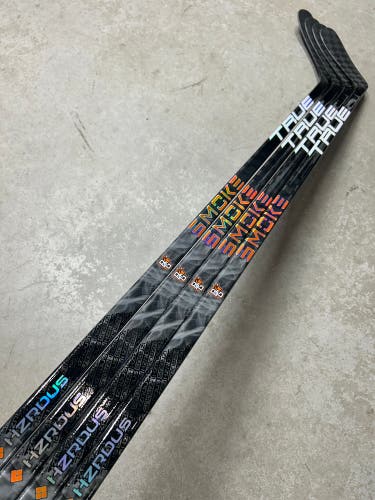 4 PACK 75 Flex P92 Nitro Wrapped As Hzrdus Smoke Senior True Left Hand Pro Stock (New)