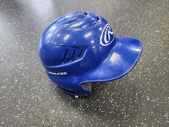 Used Rawlings RCFH Batting Helmet No Mask Navy Blue S/M 11849-S000044953