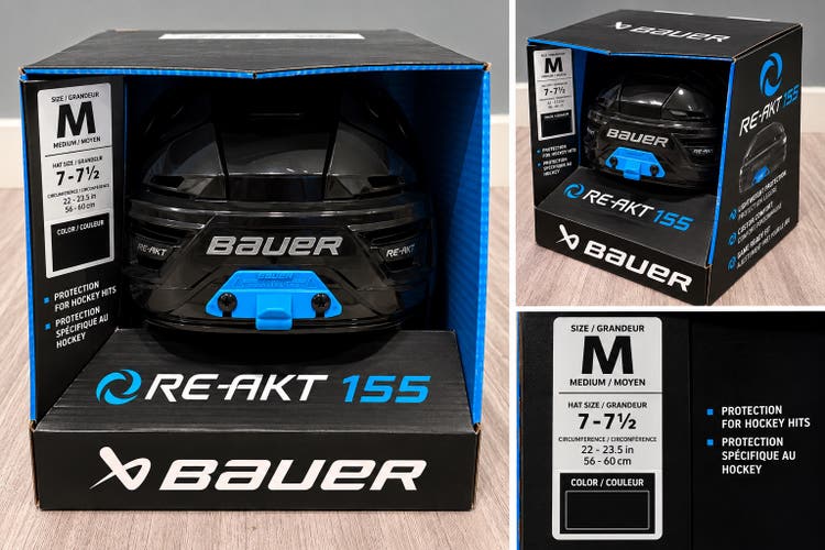 Medium Bauer Re-Akt 155 Helmet (New)
