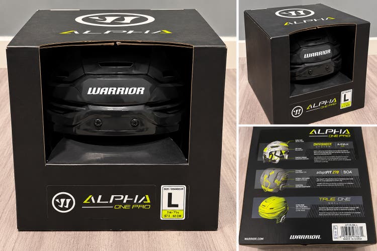 Large Warrior Alpha One Pro Helmet (New)