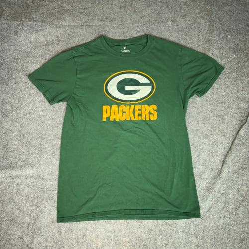Green Bay Packers Mens Shirt Medium Green Gold Tee T Jersey AJ Dillon Football