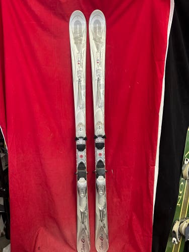 Skis: K2 T:nine true luv all mountain 167cm skis, 
Bindings: Marker MOD 10 
binding range: 270-370mm