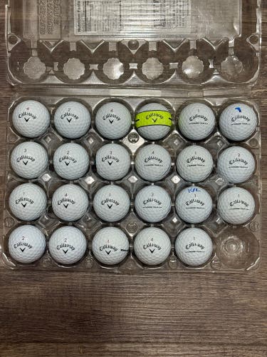 23 Callaway Chrome Tour X Golf Balls - 5A MINT CONDITION ONLY