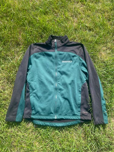 Green Deerfield Academy Men's Medium full zip Jacket (Used)