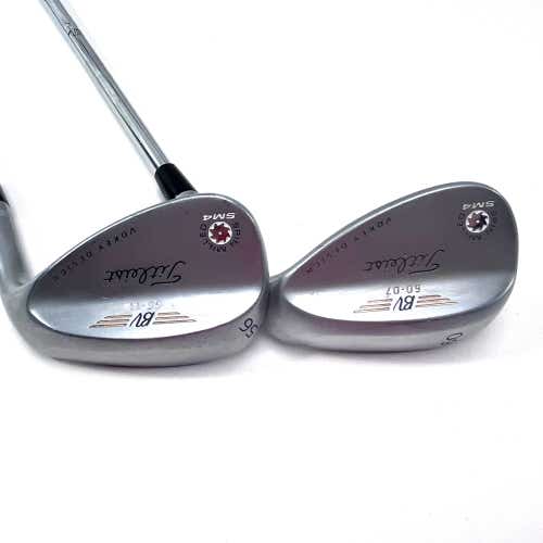 Titleist Vokey Spin Milled SM4 Chrome Wedge Set 56* 11 | 60* 7 Vokey Wedge RH