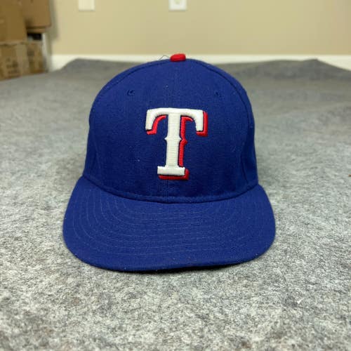 Texas Rangers Mens Hat Cap 7 Blue New Era 59Fifty Baseball MLB USA Logo Coolbase