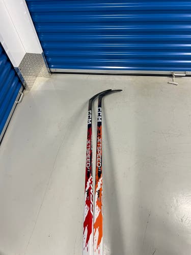 (2 pack) Senior CCM JetSpeed FT9 Pro Left Hand Hockey Stick P28 70 Flex Pro Stock (New)