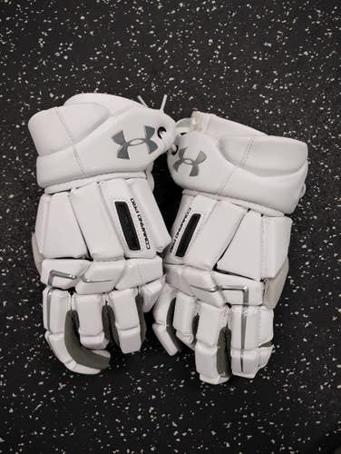 Under Armour COMMAND PRO III Lacrosse Gloves Mens White 12" 11849-S000044917
