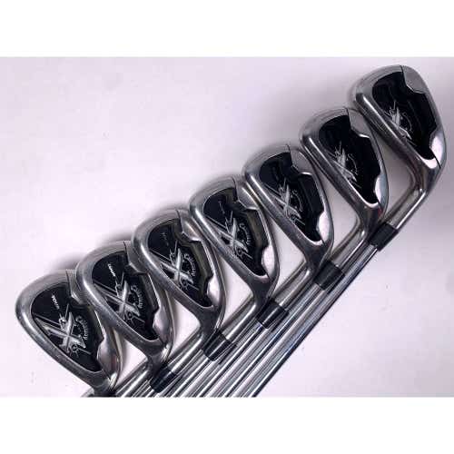 Callaway X-20 Tour Iron Set 3-PW Precision Rifle Flighted 6.0 Stiff RH No 7 iron