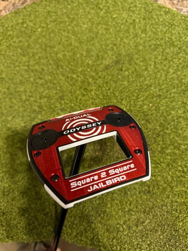 Odyssey Ai-DUAL Square 2 Square Jailbird Putter, 35" LH