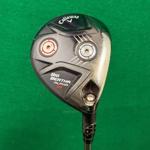 Callaway Big Bertha Alpha 816 14 Fairway Wood Aldila Synergy 50-S Stiff