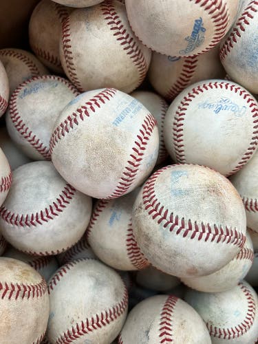85 used MILB Rawlings Baseballs  Good condition see pictures