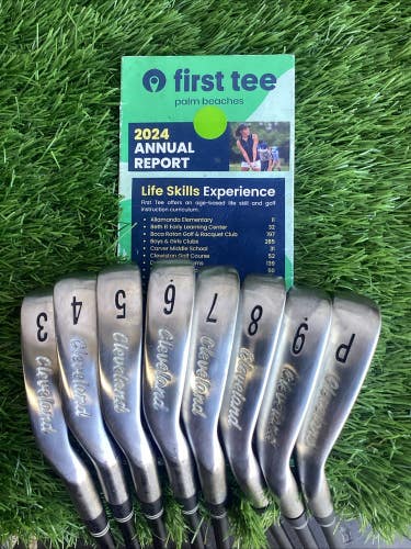 Cleveland Tour Action TA5 Iron Set 3-PW With A Flex Seniors Graphite Shafts