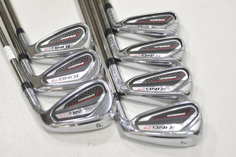 Cobra King F9 Speedback 4-PW Iron Set Stiff Flex Recoil 95 F4 Graphite #228573