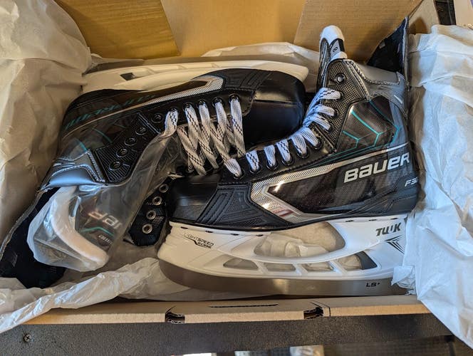 Bauer Supreme F30 Hockey Skates 8 (New) W/LS+ Steel 2026