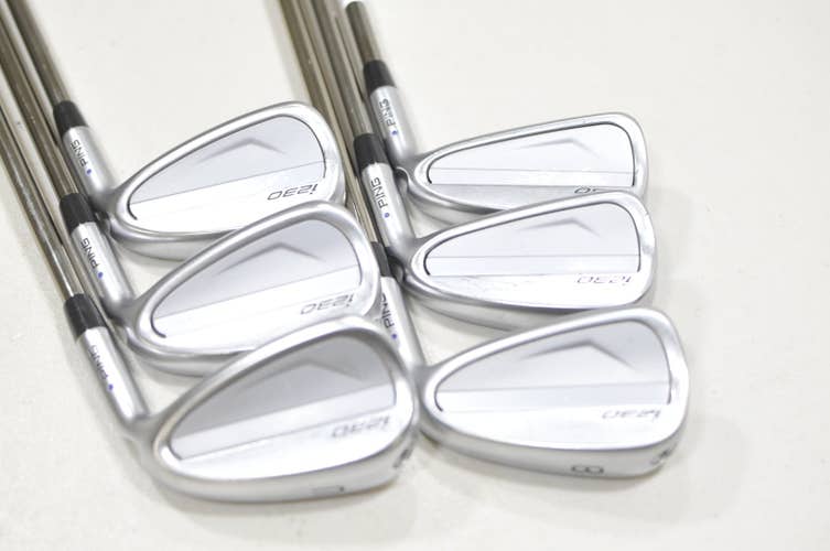 Ping i230 6-W,UW Iron Set Senior Flex Blue Dot Right Recoil F2 Graphite # 215986