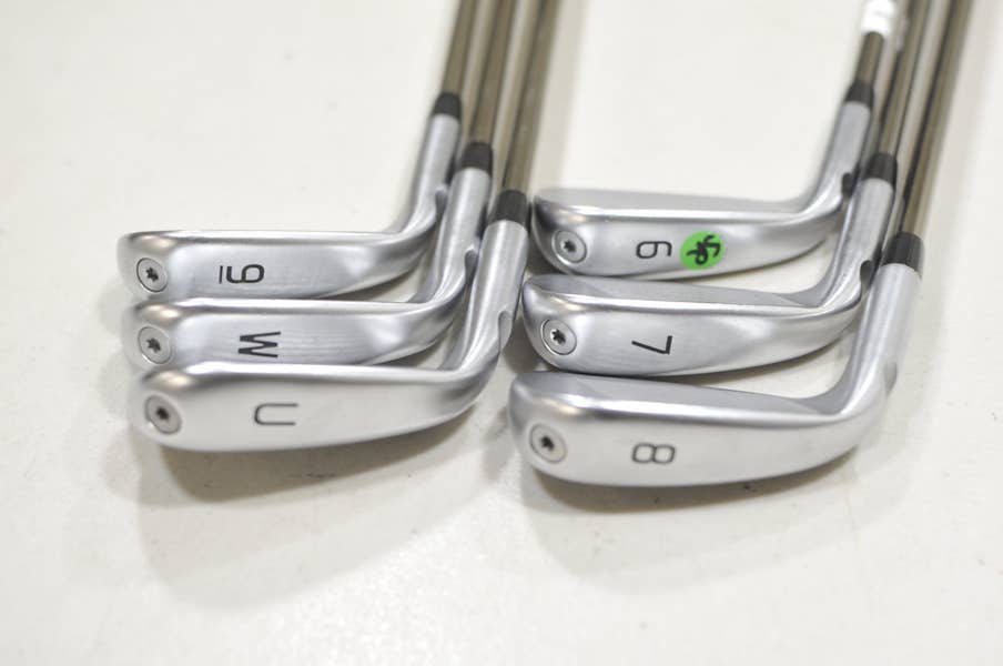 Ping i230 6-W,UW Iron Set Senior Flex Blue Dot Right Recoil F2