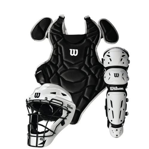 New Wilson EZ Gear Kit Youth Catcher's Set Black SM/MD