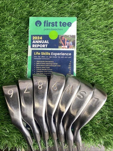 Ping Eye2 Black Dot Iron Set 6-PW, SW, LW With Stiff Steel Shafts -1/2