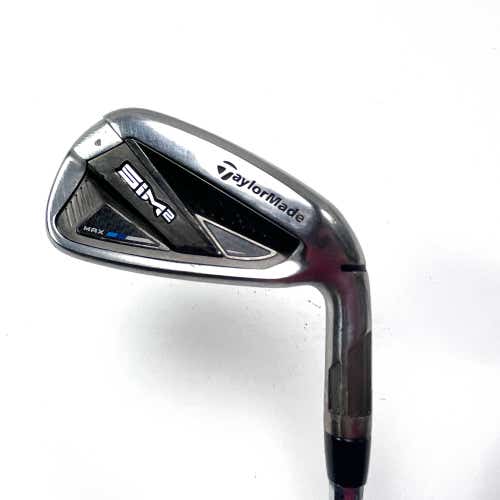 TaylorMade SIM2 MAX Single 6 Iron KBS Max MT Regular Steel Mens RH