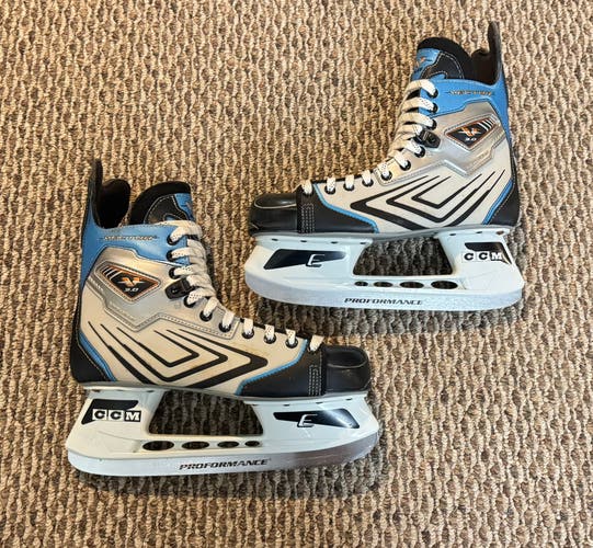 CCm Vector 3.0 Exo-Skel Ice Hockey Skates Mens sz 9 Orig $200
