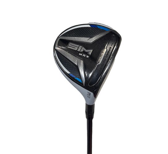TaylorMade SIM Max 15* Fairway 3 Wood Graphite Fujikura Ventus 5 Senior Flex