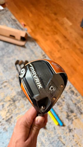 Men's 2020 Callaway Mavrik Sub Zero Triple Diamond Tour head. Handed Driver Extra Stiff Flex 9