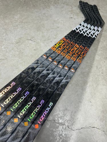 6 PACK 80 Flex Custom Kucherov P28 Nitro Wrapped As Hzrdus Smoke Senior True Left Hand Pro Stock New