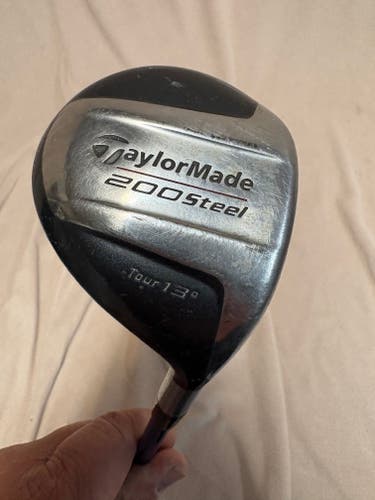 Men's TaylorMade 200 steel Right Handed Fairway Wood Regular Flex 3 Wood Graphite Shaft (Used)
