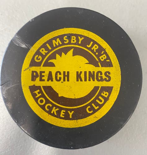 Grimsby Peach Kings puck OHA JrB