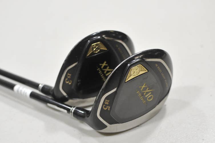XXIO Prime 10 3-15* and 5-18* Fairway Wood Set Regular Flex 38g Graphite #228564