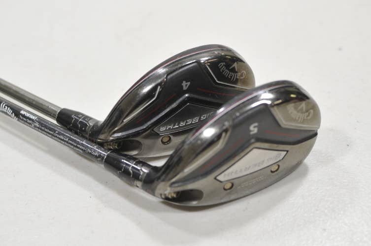 Callaway Big Bertha 2019 4 and 5 Hybrid Set Senior Flex Recoil Graphite #228311