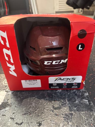 Large Maroon CCM Tacks 710 Helmet (New)