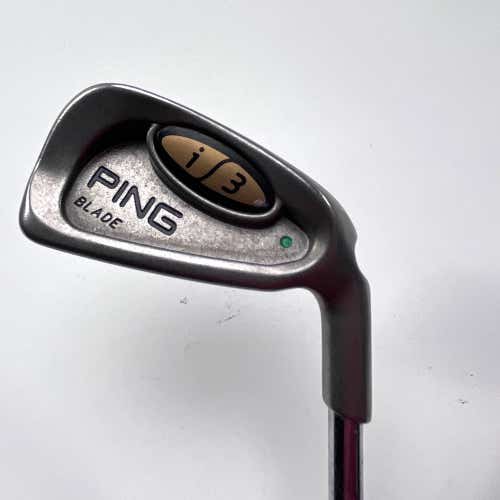 Ping i3 Blade Single 3 Iron Green Dot 2* Up Cushin JZ Stiff Steel Mens RH