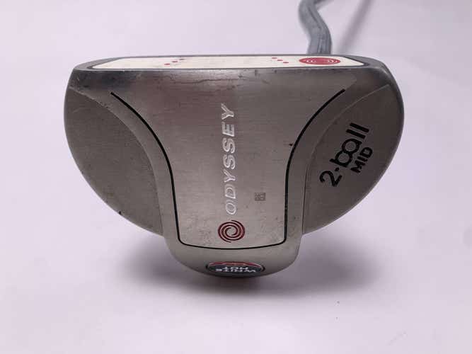 Odyssey White Hot 2-Ball Mid Putter 41" Mens RH - NEW 17" Long Grip