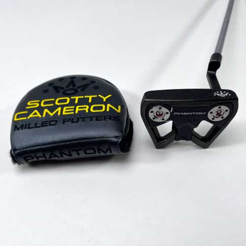 Scotty Cameron Phantom Black 9.2R 2025 Putter 34" Mens RH HC