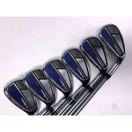Callaway Paradym Iron Set 6-PW+AW Project X HZRDUS 5.5 65g Regular RH