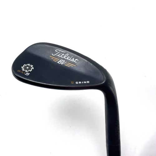 Titleist Vokey SM5 Raw Black Lob Wedge LW 60* 7 Bounce S-Grind SM5 Wedge RH