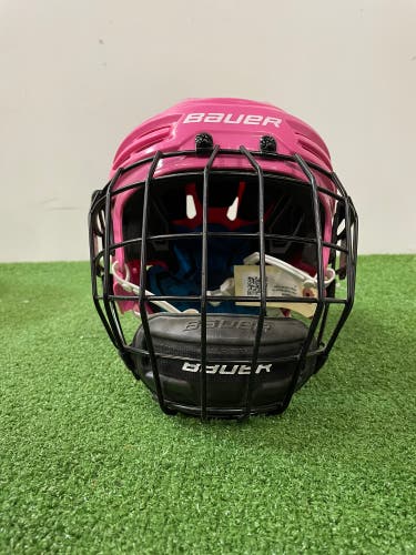 Pink Bauer Prodigy Youth Helmet