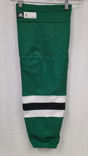 Dallas Stars Socks Hockey ADIDAS PRO STOCK ELITE (Made in Canada) Size L (NEW)