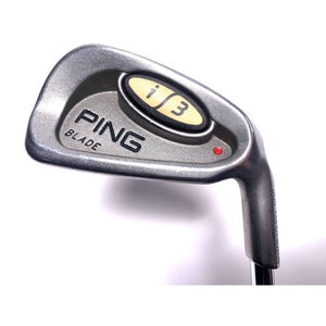 Ping i3 Blade Single 6 Iron Red Dot 1* Flat CFS Regular Steel Mens RH