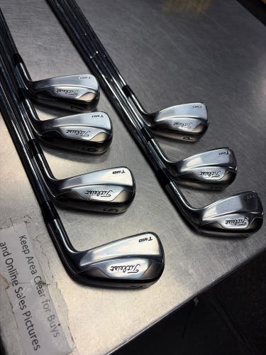 Men's 2016 Titleist 716 T-MB Right Handed Iron Set Stiff Flex (Used)